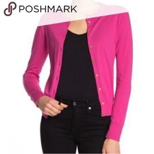 The Clare Cardigan J. Crew bubblegum pink, size large